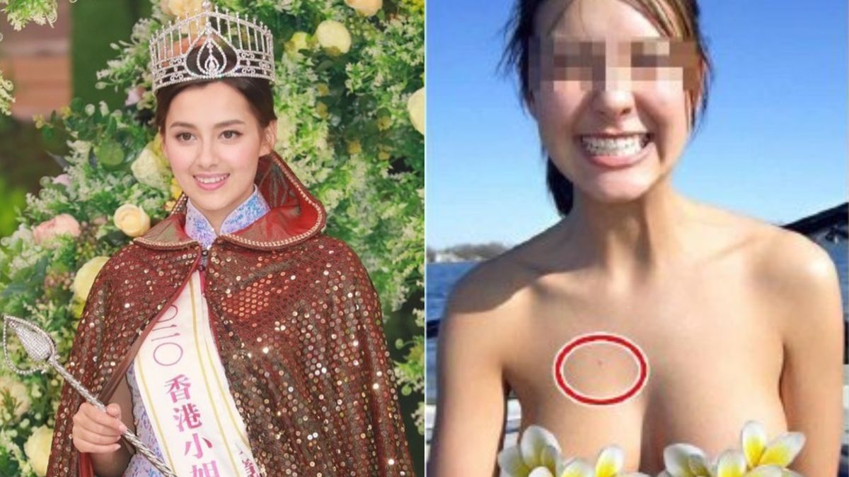 ▲疑似港姐謝嘉怡裸照瘋傳。（圖／謝嘉怡IG、香港TVB資訊台微博）