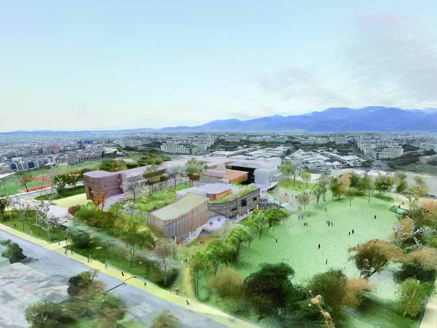 ▲宜蘭縣文化局圖書館新舘外觀示意圖。（圖／宜蘭縣文化局提供)