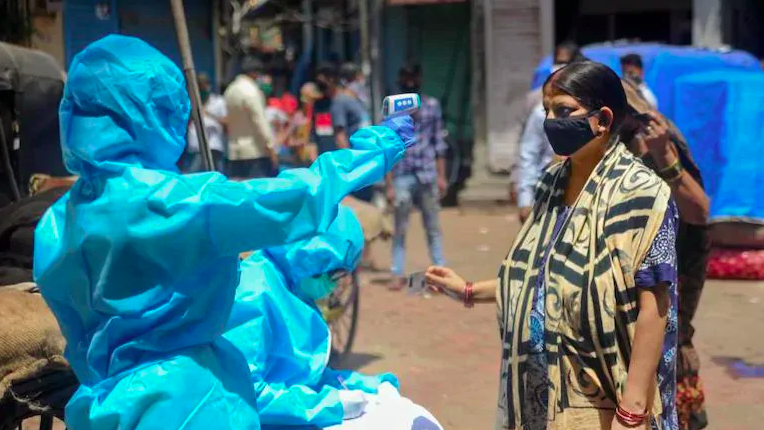 ▲印度確診人數不斷飆高。（圖／翻攝自 India Today）