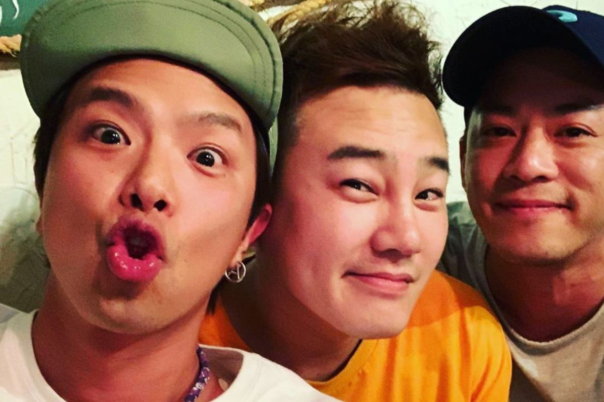 ▲小鬼（左一）猝逝，昔日「丸子」團員Junior（右一）發聲。（圖／林埈永IG）