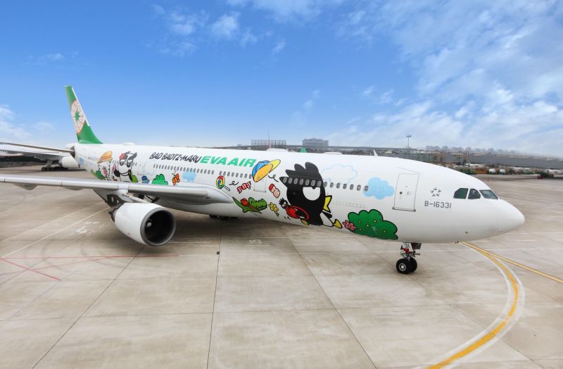 ▲長榮航空類出國2.0彩繪機將在中秋、雙十連假首度飛航高雄。(圖/長榮航空提供)
