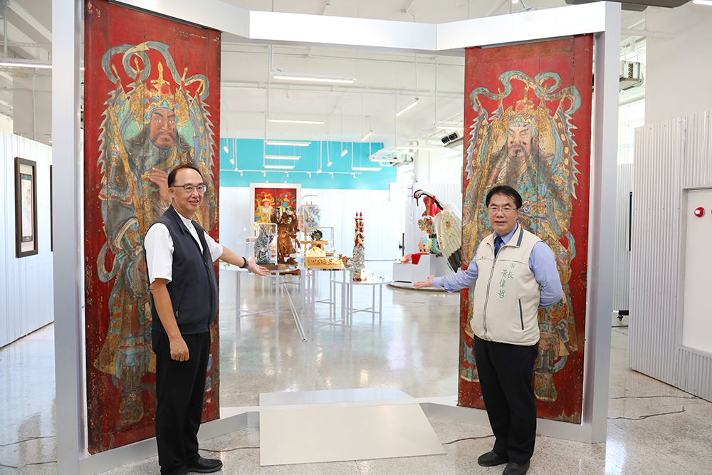 ▲台南市長黃偉哲(右)與文化部文化資產局局長施國隆(左)宣布919全國古蹟日在台南。（圖／記者林怡孜攝，2020,09,16）