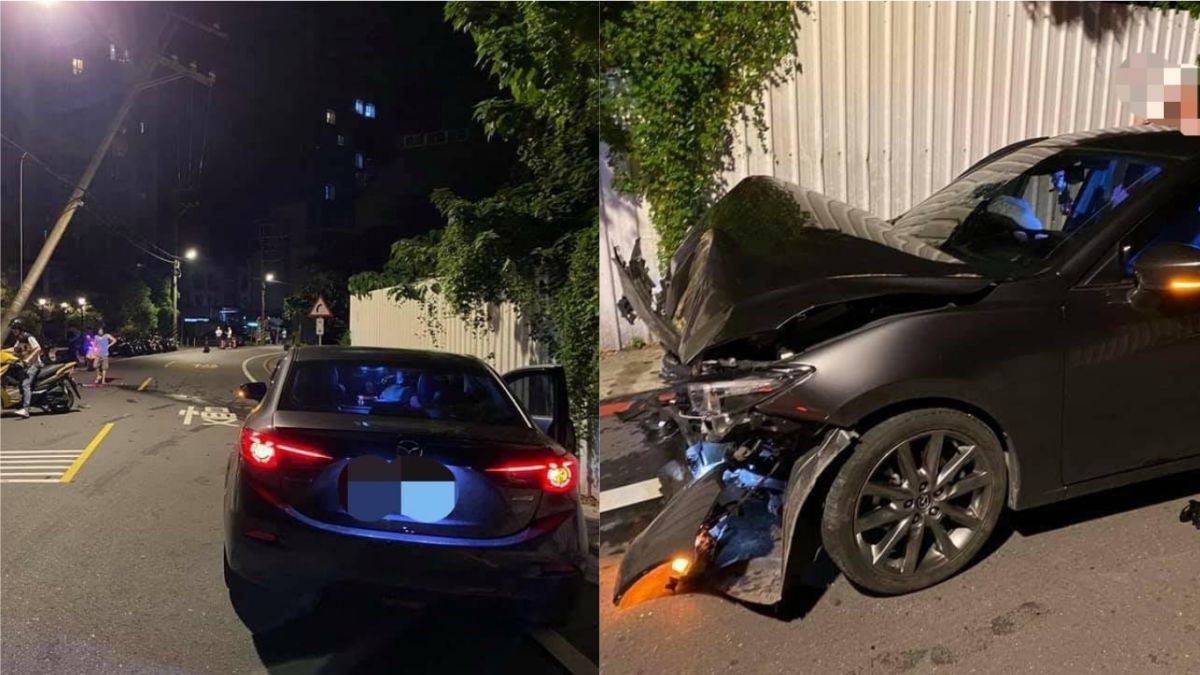 ▲一名新北網友爆料，自己停放在路邊的機車，遭一名酒駕梁姓男子撞爛，沒想到對方肇事後態度相當誇張。 （圖／翻攝爆怨公社）