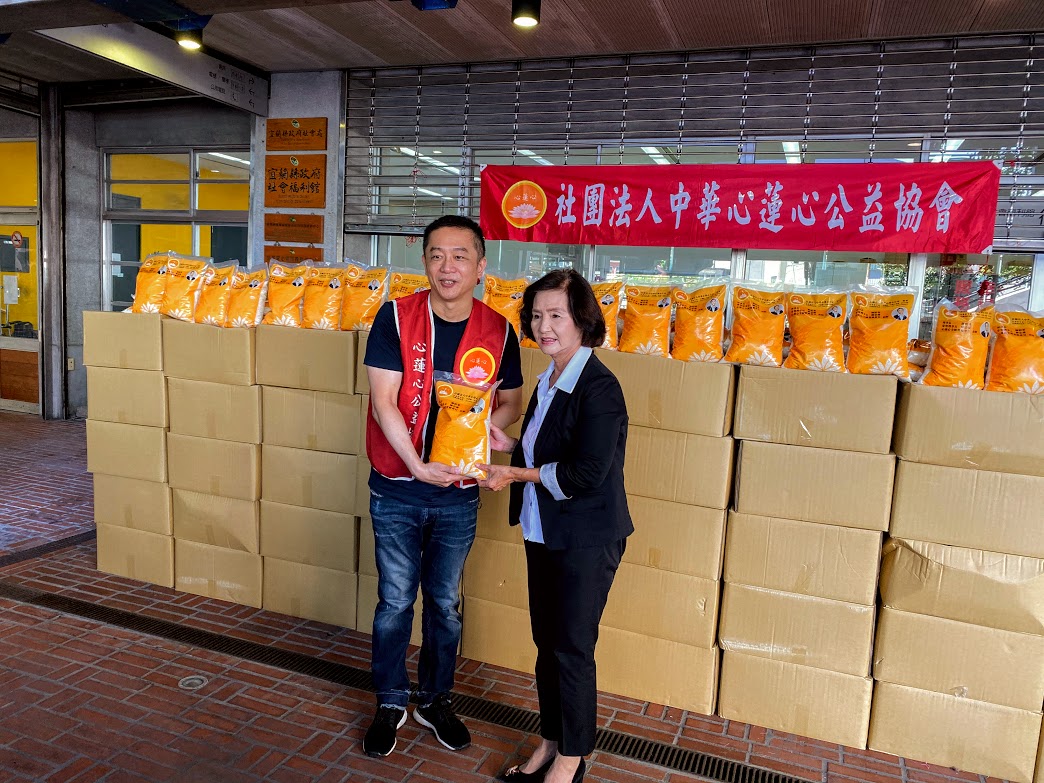 ▲陳昭榮連續六年到宜蘭捐白米。（圖／記者李清貴攝,2020.09.16)