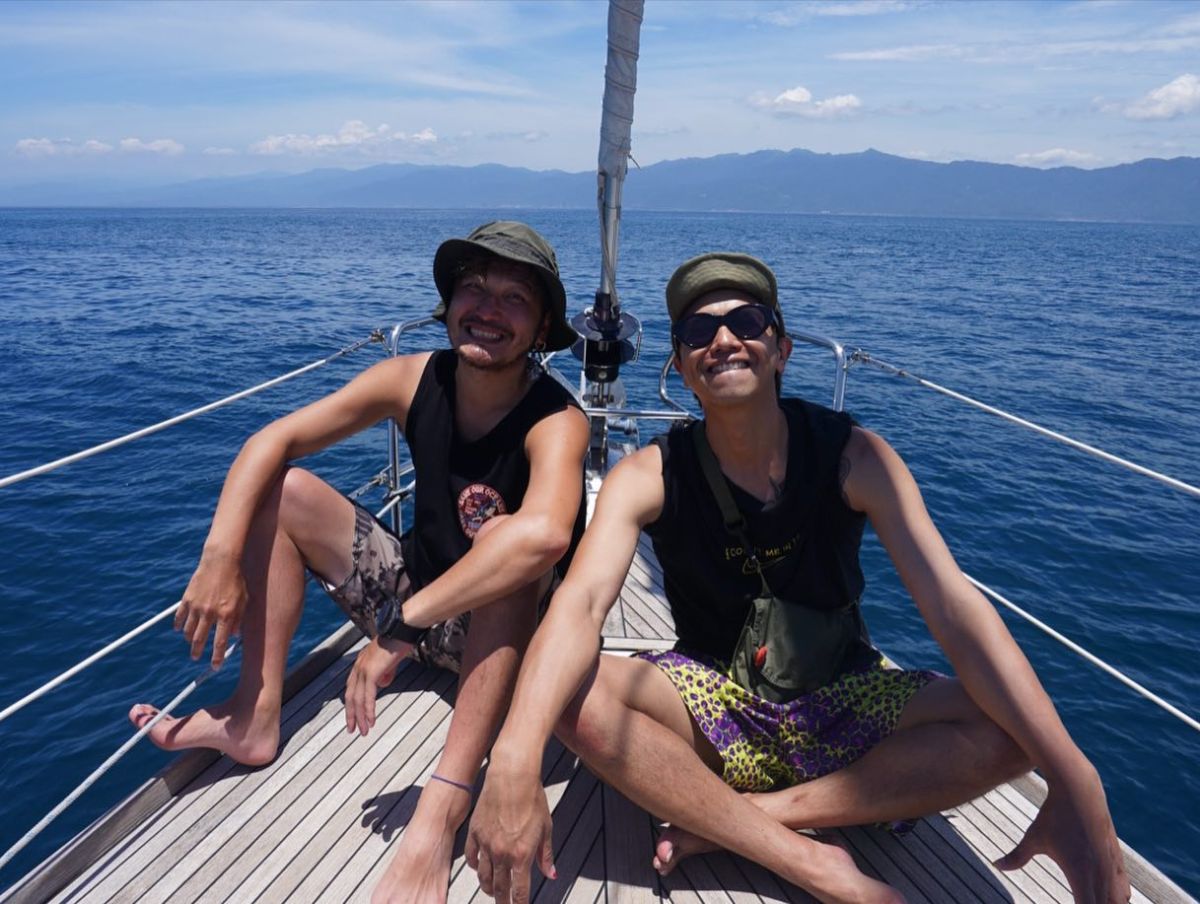 ▲KID（左） 曝小鬼（右）錄《玩很大》首次生氣，竟是為了保護大家。（圖／KID臉書） 