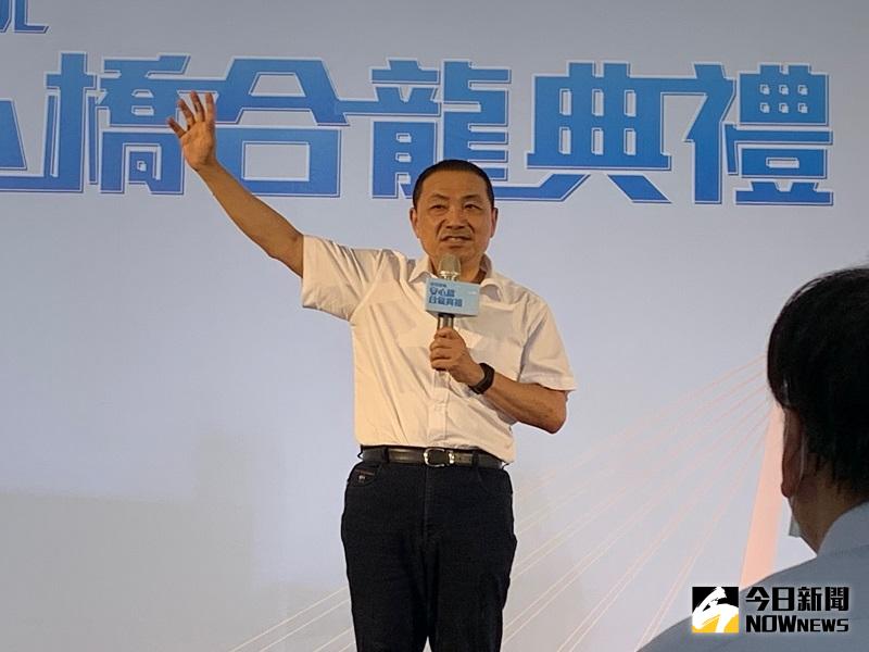 ▲侯友宜表示，希望台灣能夠有自衛能力，也能提供先進武器保衛台灣，保家衛國是每個人的責任與方向。(圖/記者康子仁攝)