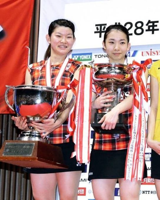 ▲2016年里約奧運女雙金牌、日本「鬆糕組合」高橋禮華、松友美佐紀。(圖/取自松友美佐紀Instagram)