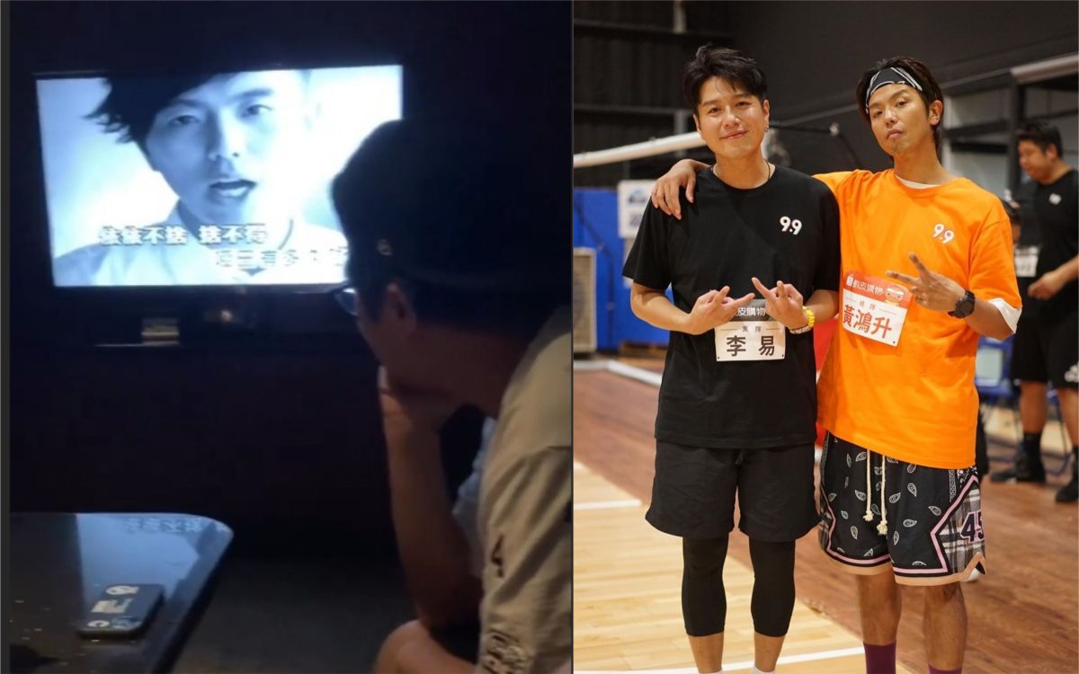 ▲李易（右圖左）半夜去KTV懷念小鬼（右圖右）。（圖／李易IG） 