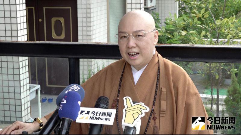 ▲恆述法師透露自己已經準備好螢幕還俗。(圖/記者陳明安攝)