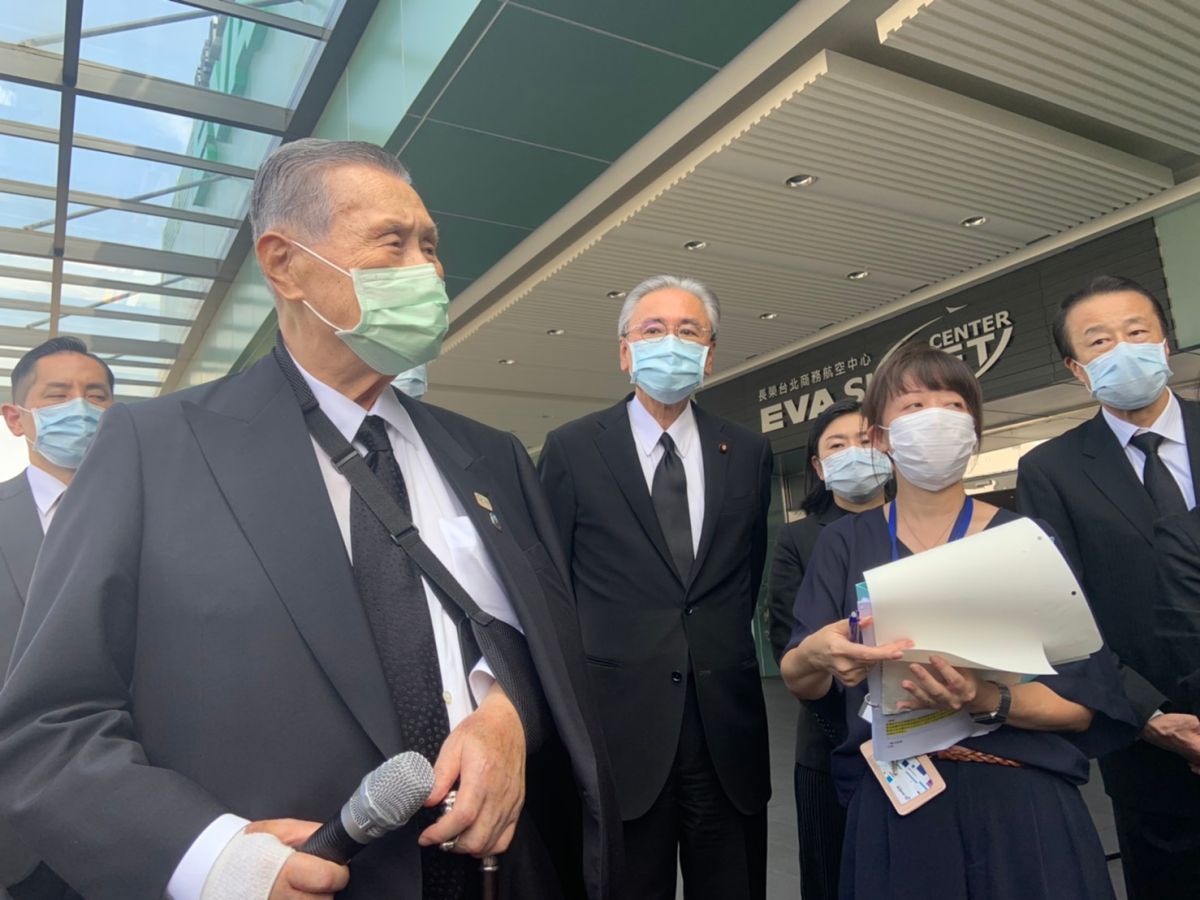 ▲前日本首相森喜朗表示，世界各國用武力解決紛爭的時代應該成為過去，要以對話取代用武。　（圖／記者吳承翰攝）