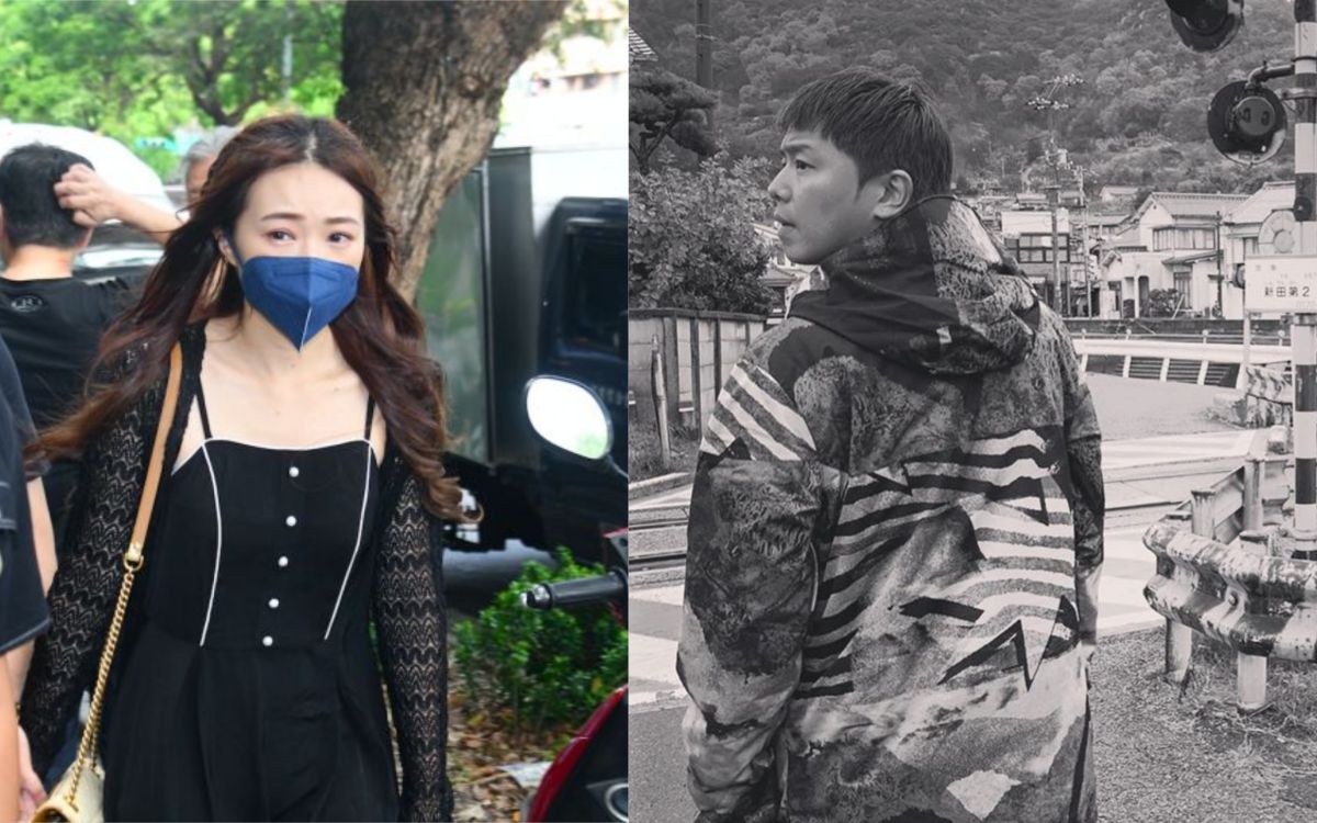 ▲丫頭（左）悼念完小鬼（右）後工作表現失常，自責道歉。（圖／丫頭IG） 