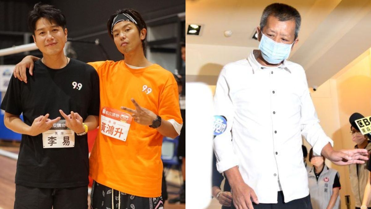 ▲小鬼父親（右圖）在靈堂為一件事向李易（左圖左）道歉。（圖／李易臉書、記者林柏年攝）