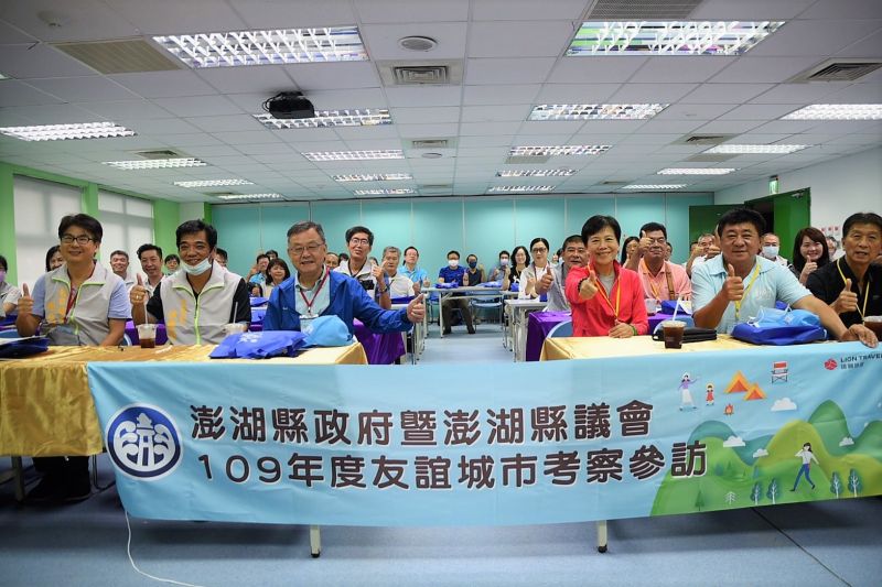 ▲劉陳昭玲表示,北投運動中心場館功能完善,相當值得澎湖學習。(圖/澎湖縣政府提供)