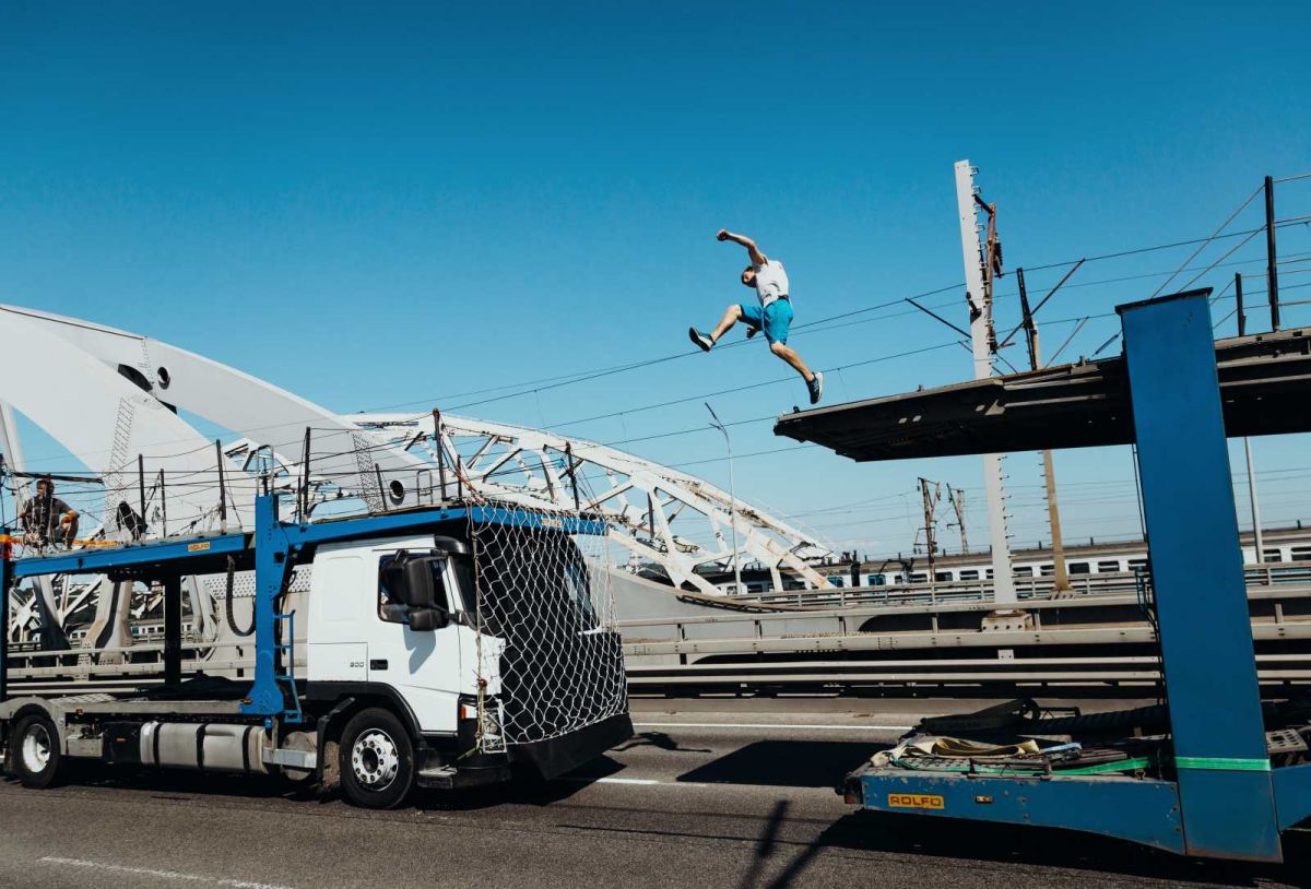 ▲來自烏克蘭的Red Bull極限跑酷玩家Titarenko。（圖／Red Bull提供）