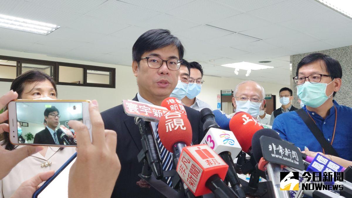 ▲高雄市長陳其邁上任三週即火速調整並審定總預算案。（圖／記者鄭婷襄攝）