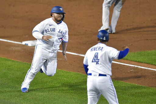 ▲藍鳥隊捕手Alejandro Kirk。（圖／美聯社／達志影像）