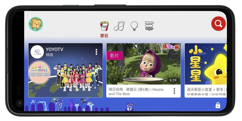 ▲YouTube Kids 的推薦影片內容。（圖／YouTube提供）
