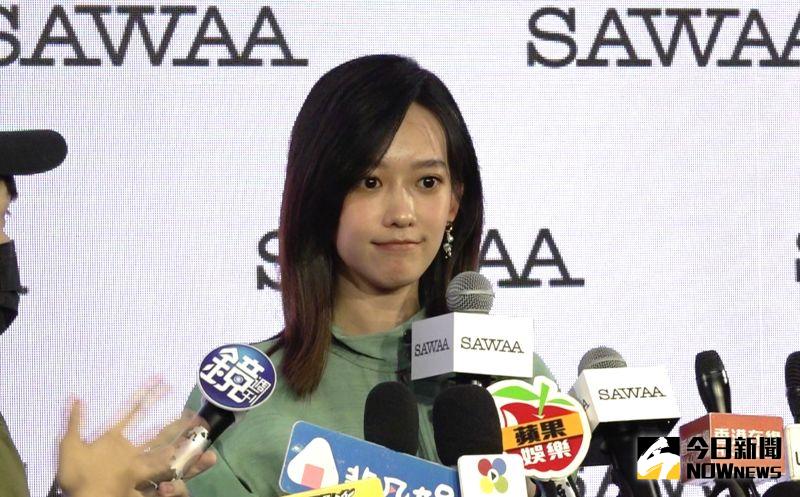 ▲孟耿如安慰小鬼爸爸,大方曝做人進度。(圖/記者陳明安攝)