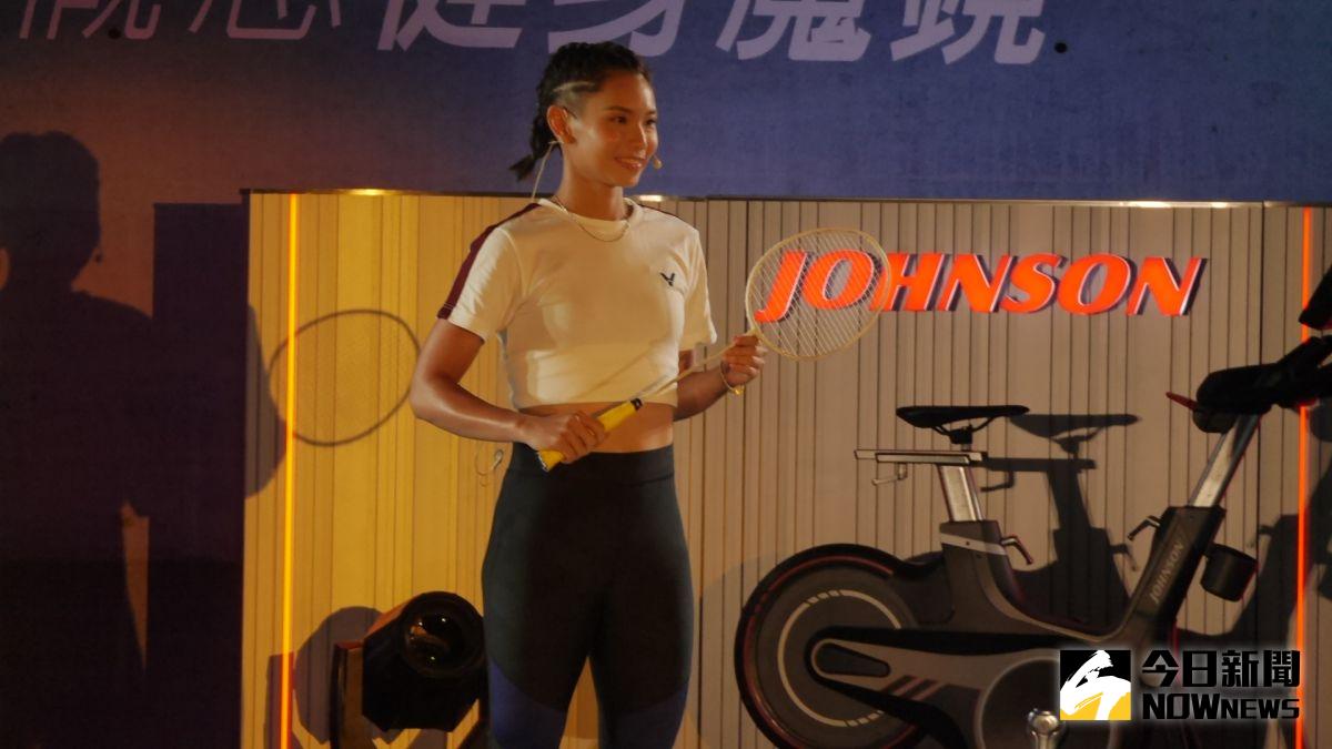 ▲戴資穎出席代言記者會。（圖／吳政紘攝）