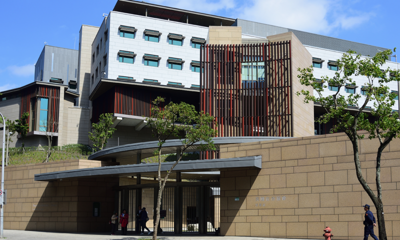 ▲有網友詢問，住宅鄰近美國在台協會（AIT）算是加分嗎？引發討論。（圖／翻攝自Google Map照片）