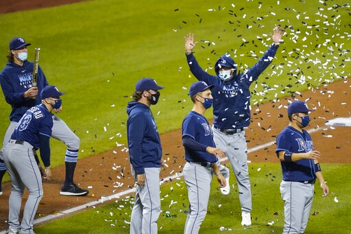 ▲光芒隊奪冠。（圖／美聯社／達志影像）