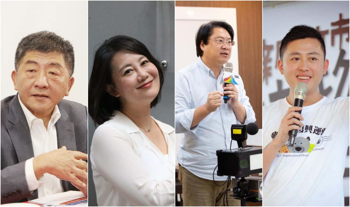 ▲近期有關2022台北市長選舉的民調顯示，民進黨一二軍支持度相較國民黨較低。（圖／翻攝自NOWnews資料照／吳思瑤/林右昌/林智堅臉書）