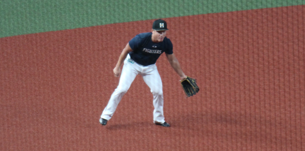 ▲火腿隊台灣好手王柏融。（圖／取自報知體育小島和之推特）