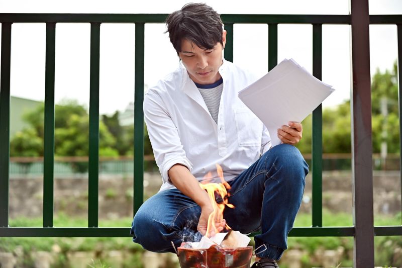 ▲孫協志飾演連晨翔角色端木青風的小說作者。(圖