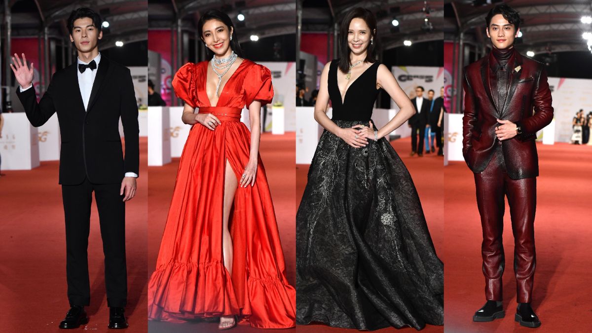 ▲第 55 屆電視金鐘獎紅毯眾星雲集，天心、楊謹華性感爭鋒，最有看頭。（圖／NOWnews影像中心）