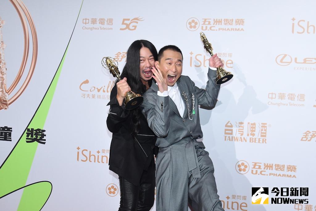 ▲浩子（右）、亂彈阿翔拿下「綜藝節目主持人獎」。（圖／NOWnews影像中心）