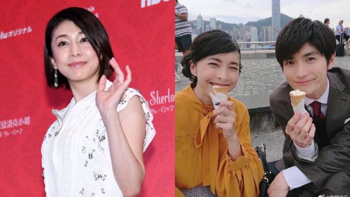 ▲竹內結子（左圖）、三浦春馬（右圖右）生前合照曝光。（圖／資料照、微博娛樂微博）