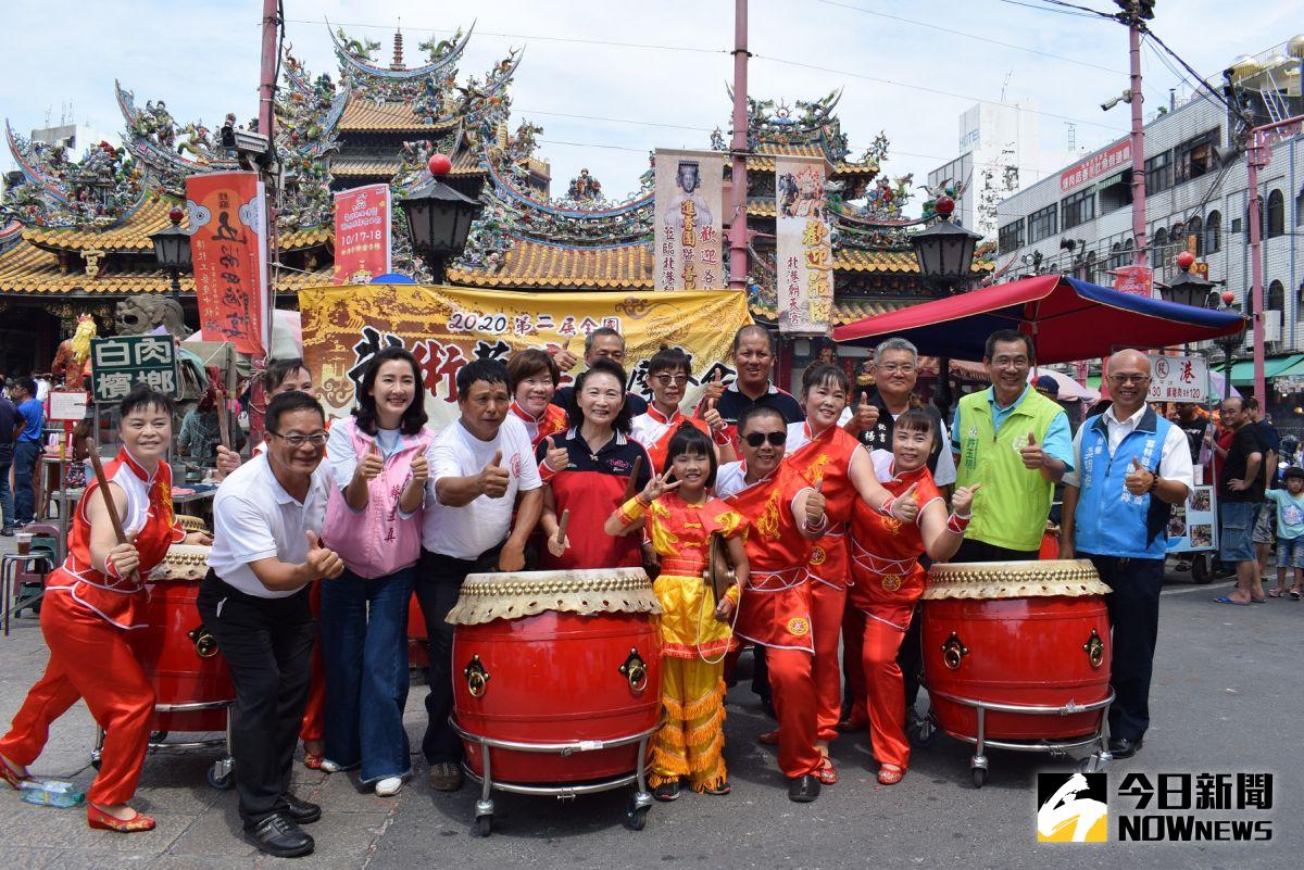 ▲德義堂龍鳳獅武術協會於10月4日在北港朝天宮舉辦「2020第二屆全國武術藝陣觀摩大會」。（圖／記者洪佳伶攝，2020.09.27）