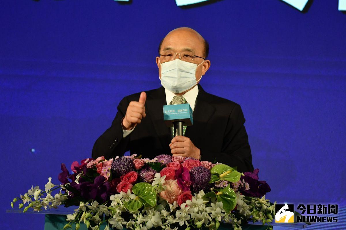 ▲針對軍公教不調薪，行政院長蘇貞昌表示，今年物價並未有明顯漲幅，加上疫情影響，政府有很多錢必須花在刀口上，希望軍公教能一起共體時艱。（圖／記者林柏年攝，2020.09.27）