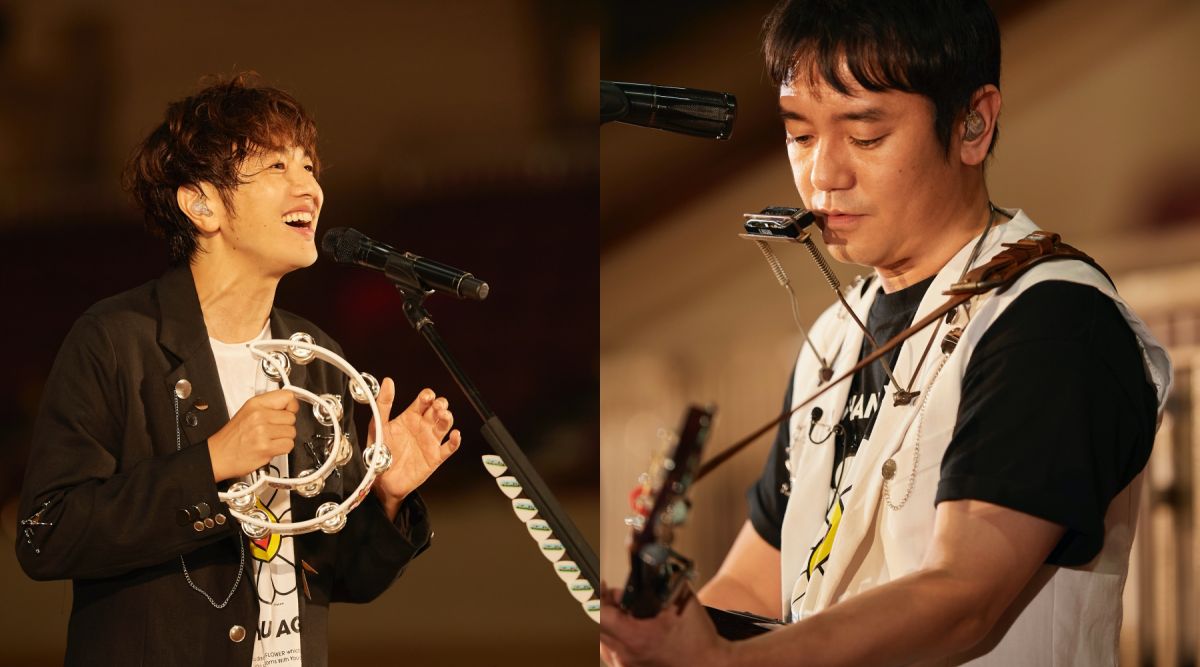 ▲「柚子」北川悠仁（左）跟岩澤厚治舉辦線上演出。（圖／攝影師：太田好治Yoshiharu Ota）
