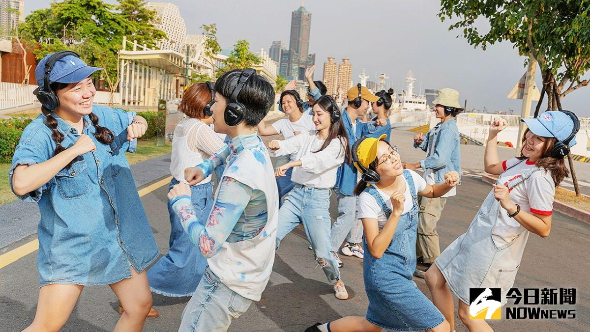 ▲ 「惦惦迪斯可」要邀請大家戴上耳機，沿著港邊熱舞，跨過大港橋直接迎向高雄港。
（圖／記者陳美嘉攝，2020.09.28）