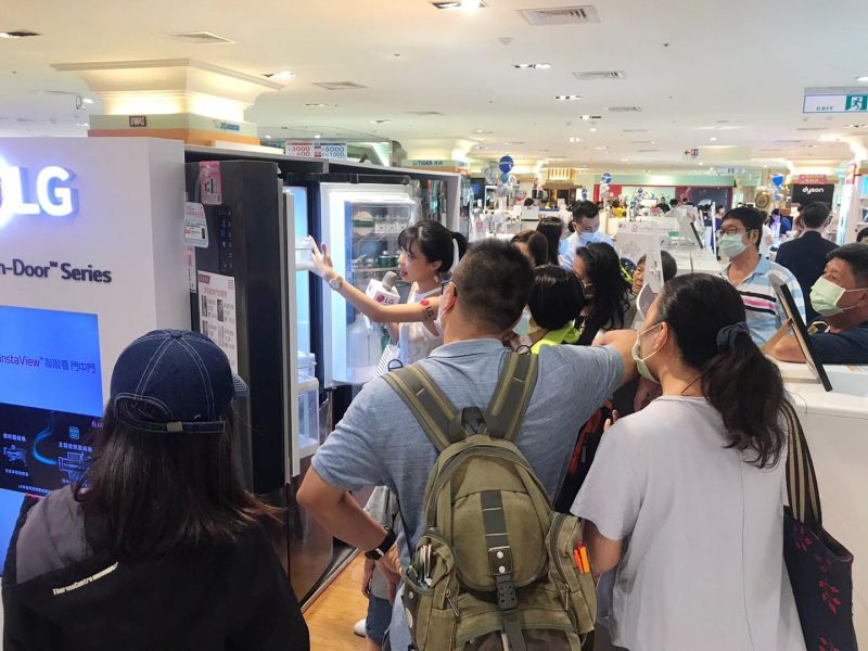▲集雅社也有LG、三星、日立、夏普、Klipch等各大品牌體驗活動。不僅能玩、能拿、能吃、體驗滿意再購買,