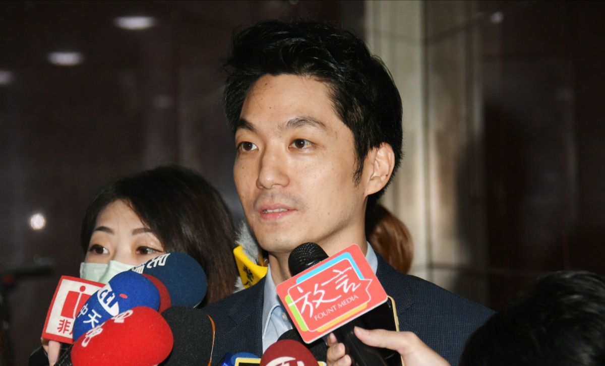 ▲國民黨支持者希望形象良好的蔣萬安出來選台北市長。（圖／記者林調遜拍攝）