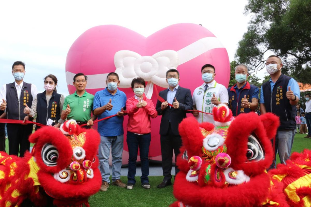 ▲大甲鐵砧山風景特定區雕塑公園二期工程完工啟用。(圖／柳榮俊攝2020.9.30)