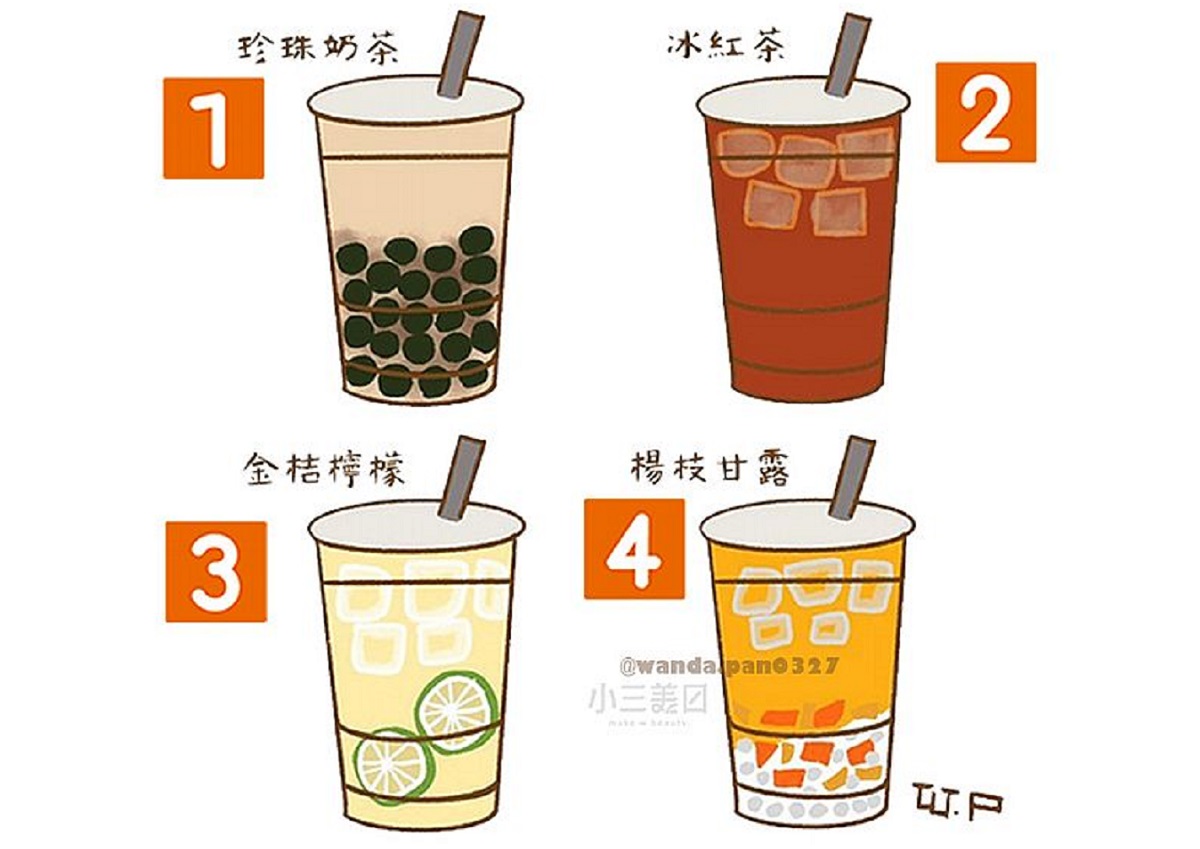 ▲選一杯口渴時最想喝的飲料，測你是「一見鍾情」的人嗎？（圖／翻攝自《Look Pretty 美日誌》）