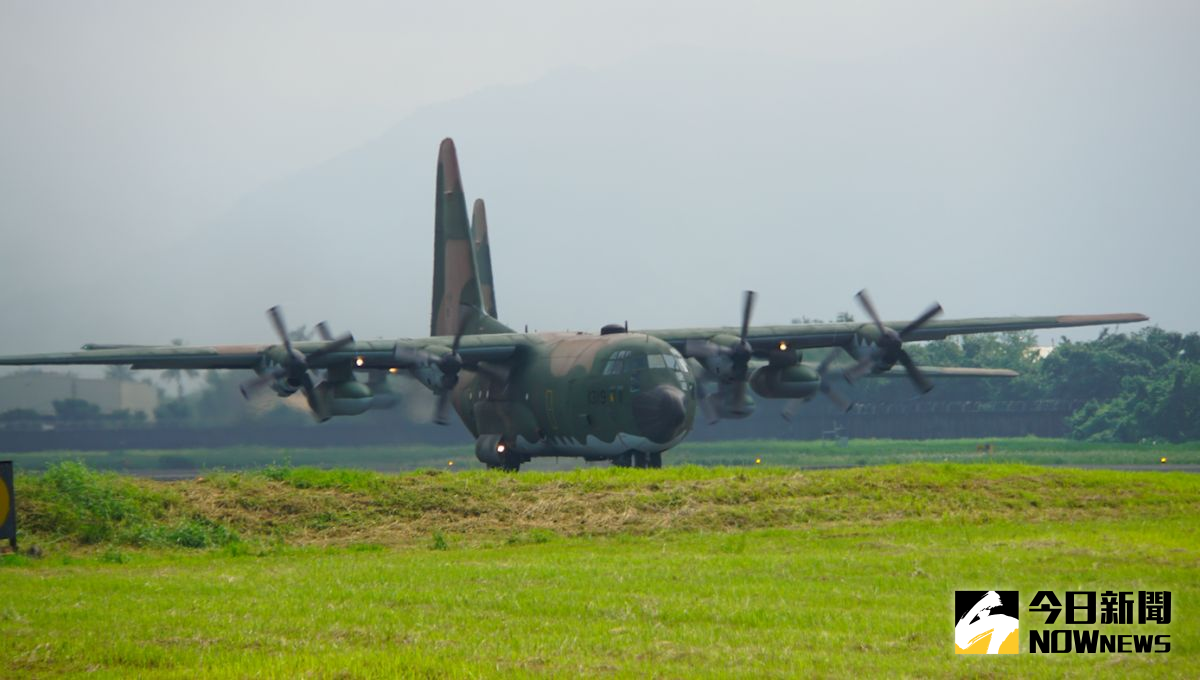 ▲空軍第六混合聯隊C-130H運輸機。（圖／記者呂炯昌攝）