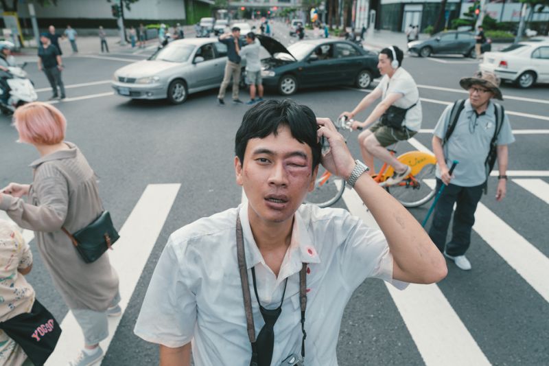 ▲劉冠廷(中)在《消》片表現精彩。(圖/金馬執委會)
