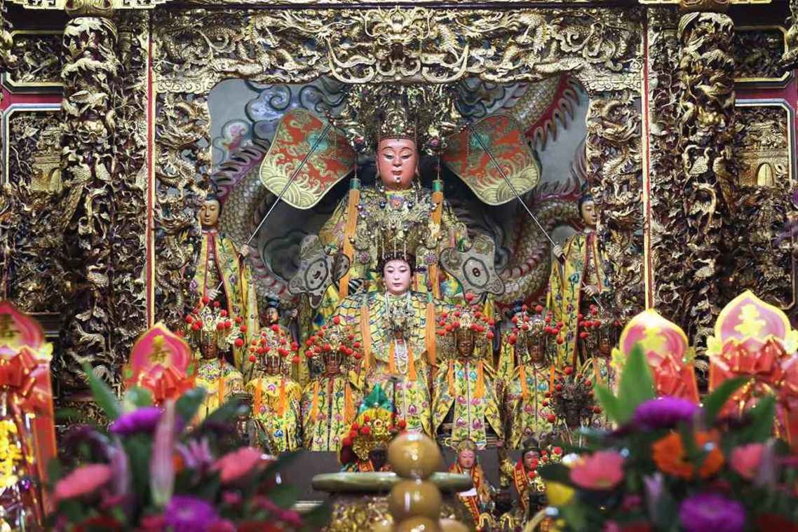 王母娘娘是台灣的強勢信仰，其聖誕在農曆七月十八。（圖／數位島嶼，郭守彥攝）