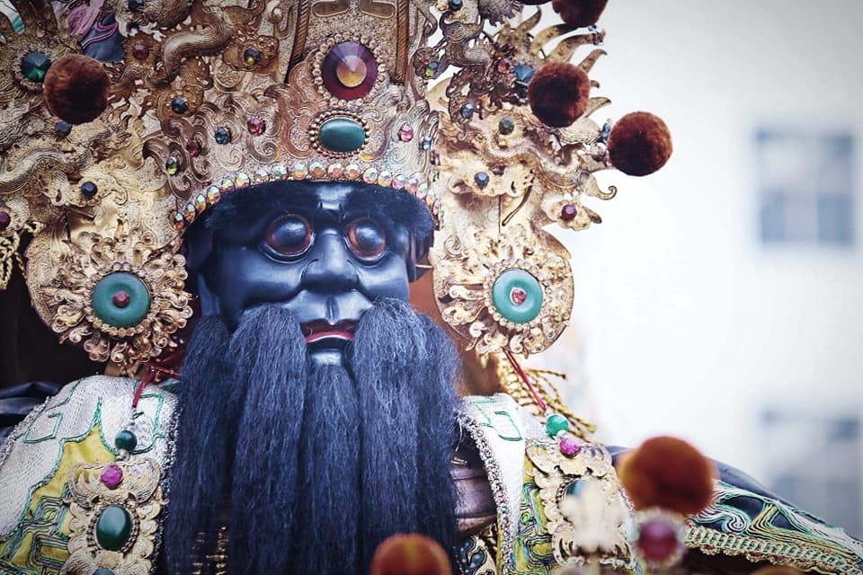 月港鎮南宮「蜂炮先鋒官」周倉將軍。(圖/翻攝自月港 鎮南宮 —周倉將軍—粉專)