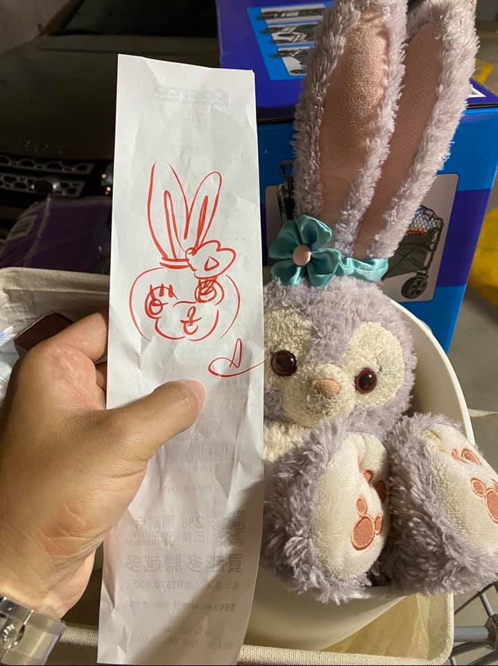 ▲網友分享好市多發票檢查員的傑作。(圖/翻攝自臉書社團《Costco好市多