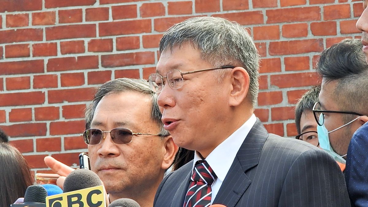 ▲台北市長柯文哲１日表示，台海如果打起來，真的不得了。另外馬英九的兩岸發言，如果前後合起來看，其實不那麼離譜。( 圖 / 記者陳弘志攝，2020.10.01 )