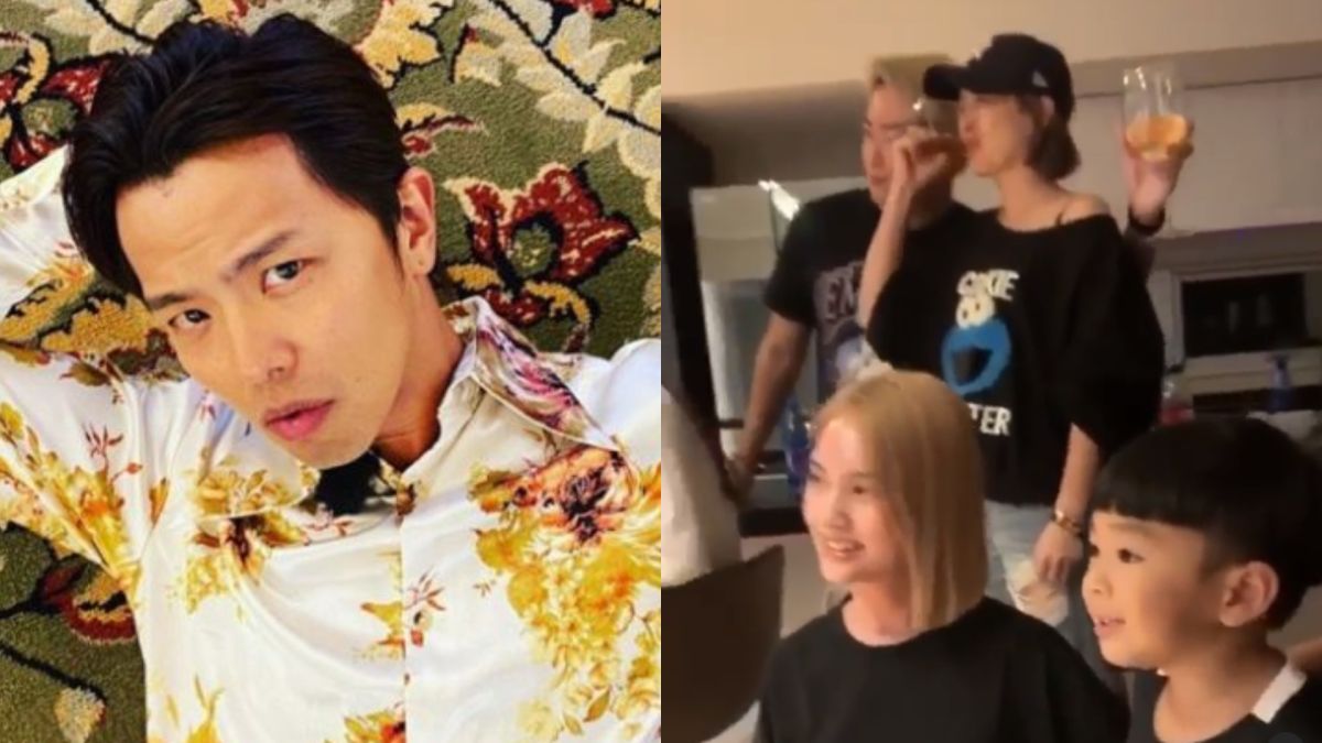 ▲楊丞琳、李易、竇智孔等人中秋節相聚，大夥演唱小鬼遺作《扛得住》。（圖／黃鴻升、海芬IG）