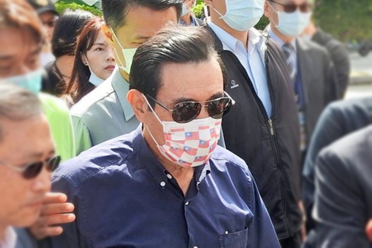 ▲前總統馬英九7日表示，外交部長吳釗燮已經公開說明，不會跟美國恢復邦交，「相信這也是美方示意吳釗燮說的」。( 圖 / 記者陳弘志攝 )