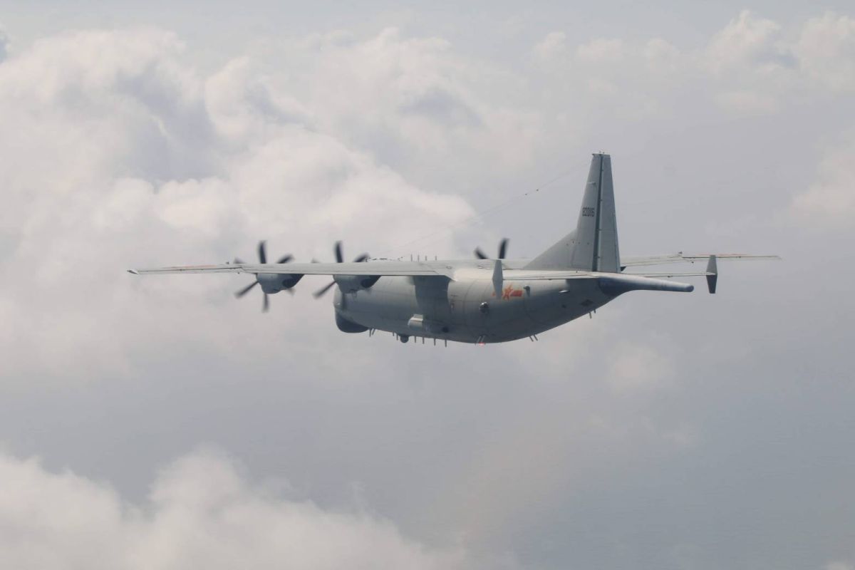 ▲國防部3日晚間表示，共機有1架次運8反潛機闖我西南空域。（圖／國防部提供）
