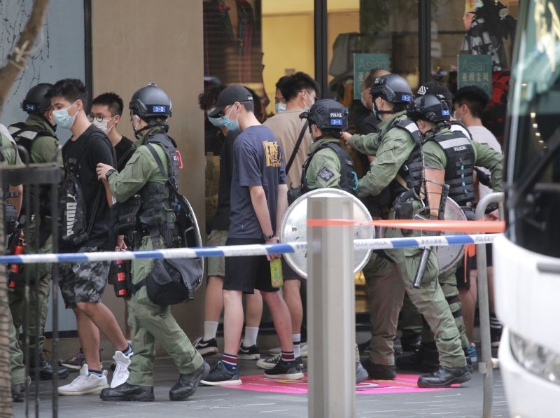 香港十一遊行80多人被捕　美國務院表憤慨
