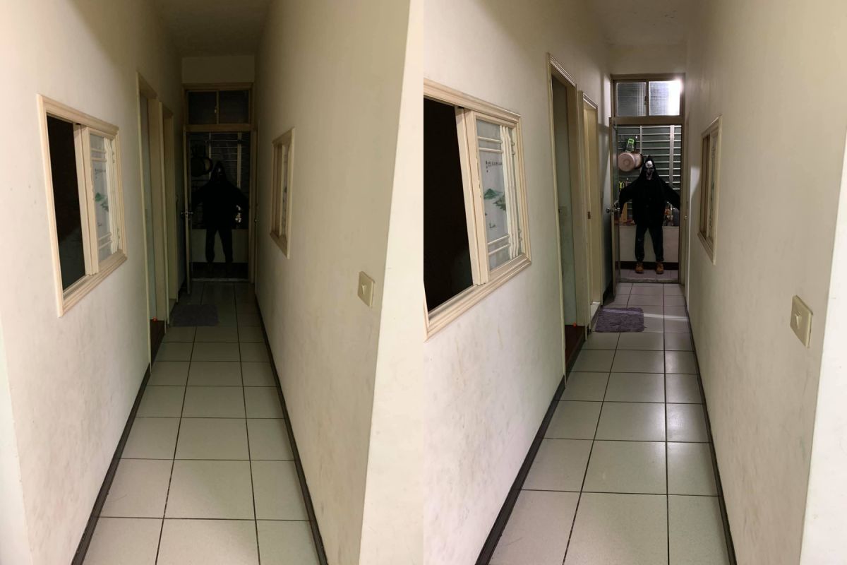 ▲老公在家設置驚喜嚇老婆，意外掀起話題。（圖／翻攝《爆怨公社》）